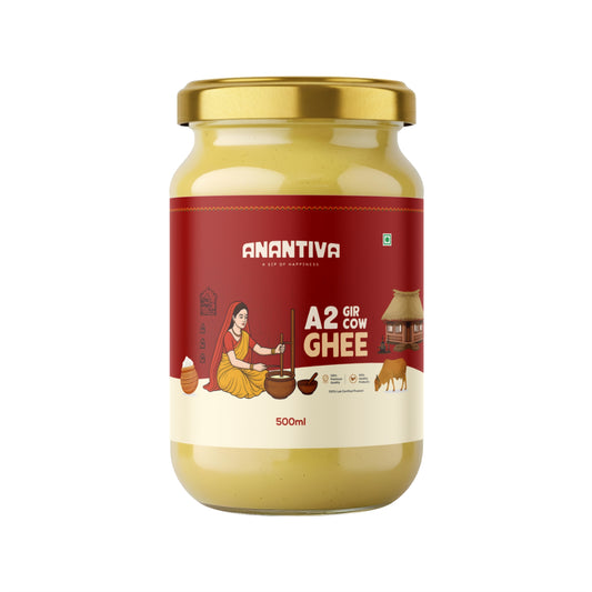 100% Pure A2 Gir Cow Ghee – Traditional Indian Ghee ( 500 ml )