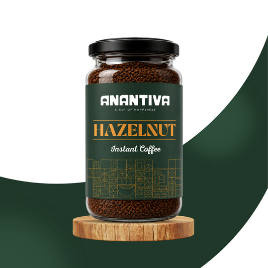 HAZELNUT FLAVOURED INSTANT COFFEE 60 GM